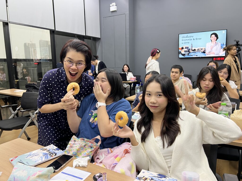 บรรยากาศคอร์สสด ม.ต้น